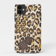 i Phone Apple iPhone 11 hoesje luipaard print