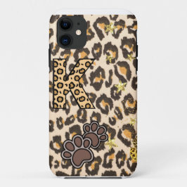 i Phone Apple iPhone 11 hoesje luipaard print