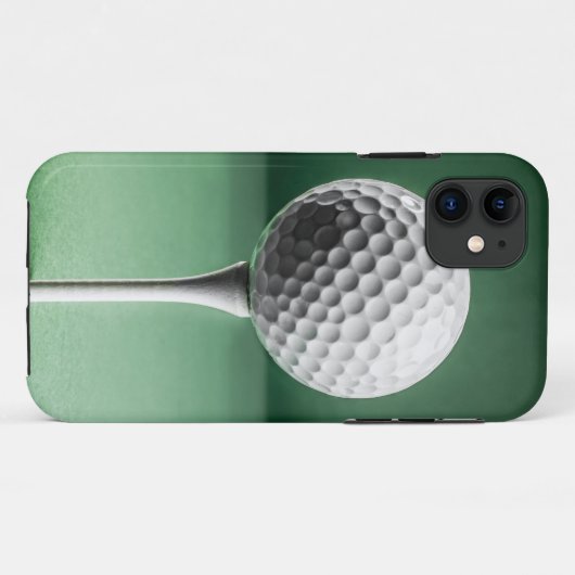 I Phone case met Golf Ball (Achterkant (horizontaal))