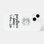 I Phone Case "Positive Mind Vibes Life" iPhone Hoesje (Achterkant horizontaal)