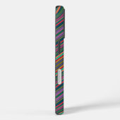 I phone Case Verticale Neon Kleuren HAMbWG (Achterkant / Rechts)