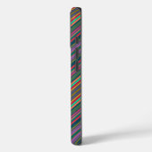 I phone Case Verticale Neon Kleuren HAMbWG (Achterkant / Links)