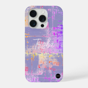 I Phone Hoesje Bleek Paars Mix Gedistresseerd HAMb iPhone 15 Pro Case