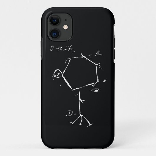 I-phone I-Think Case-Mate iPhone Case (Achterkant)