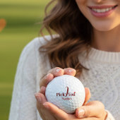I Pick You Personalized Valentine's Day Golfballen