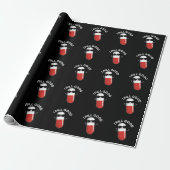 I Pill Good Funny Medicine Pun Dark BG Cadeaupapier (Uitgerold)