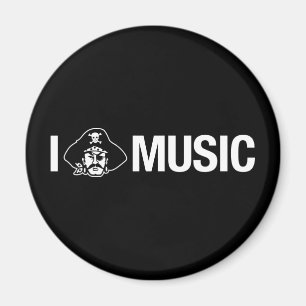i piratenmuziek magneet