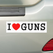 I Pistolen Bumpersticker (Op auto)