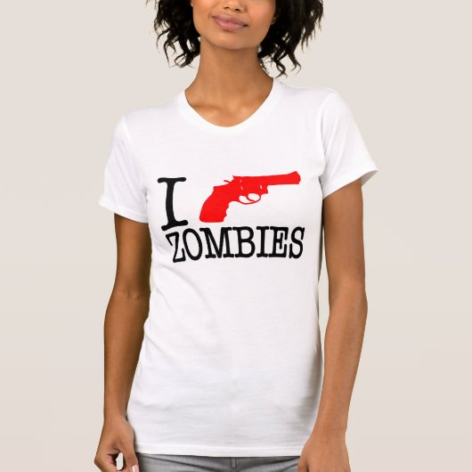 I Pistool Zombies T-shirt (Voorkant)