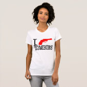 I Pistool Zombies T-shirt (Voorkant volledig)