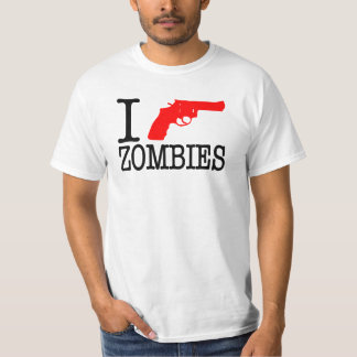 I Pistool Zombies T-shirt