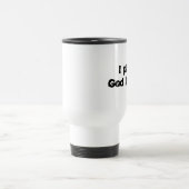 I Plan God Laughs Funny Recovery Spiritueel Quote Reisbeker (Center)