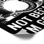 I Play Banjo Because I Like It - Funny Musician Mu Poster (Hoek)