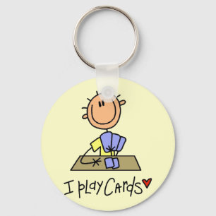 I Play Cards T-shirts en Cadeaus Sleutelhanger