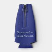 "I Play for Team Earth" Aangepast algemeen bewustz Flesjeskoeler (Achterkant)