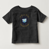 "I Play for Team Earth" wereldbevolking op maat Kinder Shirts (Voorkant)