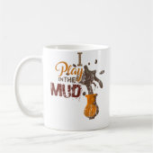 I Play In The Mud - Pottery Ceramics Funny Gift Koffiemok (Links)