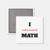 I Polar Equation (I Heart) Wiskunde Magneet (Voorkant / Achterkant)