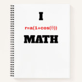 I Polar Equation (I Heart) Wiskunde Notitieboek (Voorkant)