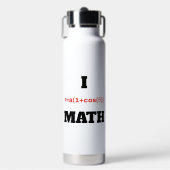 I Polar Equation (I Heart) Wiskunde Waterfles (Voorkant)