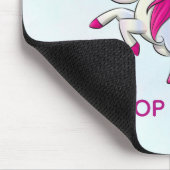 I Poop Magic Funny Unicorn Gezegde Muismat (Hoek)