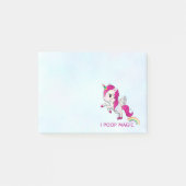 I Poop Magic Funny Unicorn Gezegde Post-it® Notes (Voorkant)