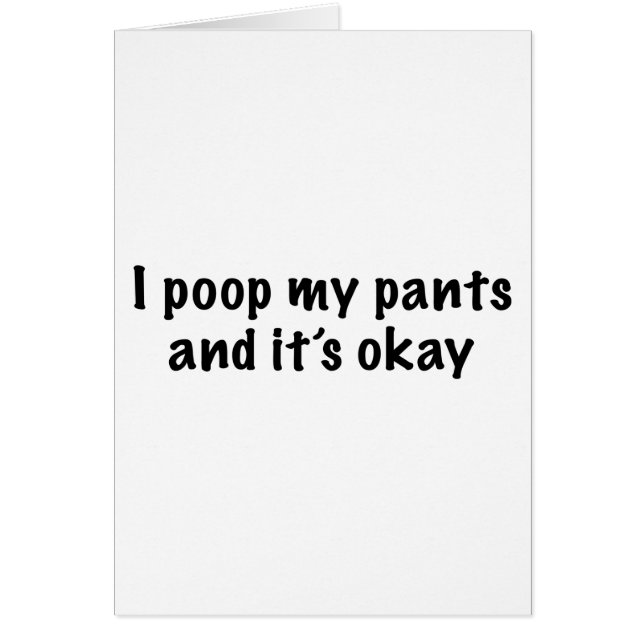 I Poop My Pants (Voorkant)