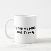 I Poop My Pants Koffiemok (Links)