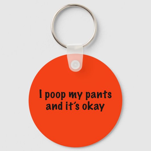 I Poop My Pants Sleutelhanger (Voorkant)