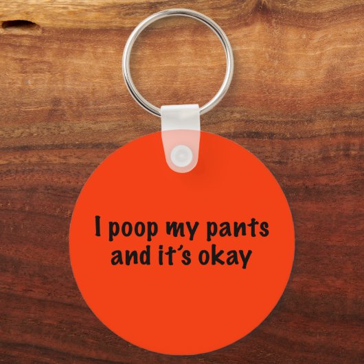 I Poop My Pants Sleutelhanger (Voorkant)