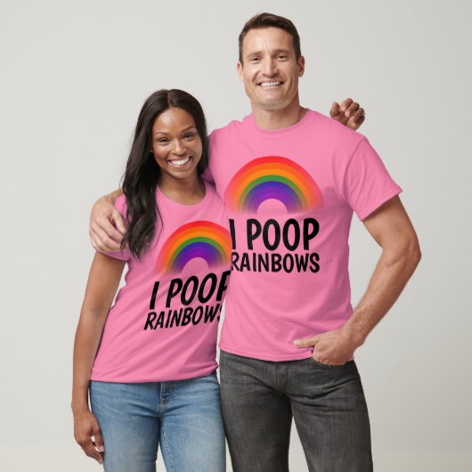 I POOP RAINBOWS T-shirts (Unisex)