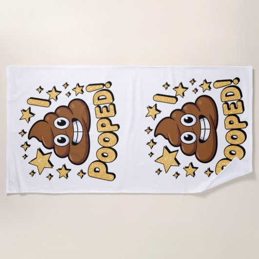 I Pooped Strandlaken (Voorkant)