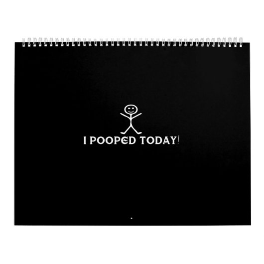 i pooped today kalender (Hoes)