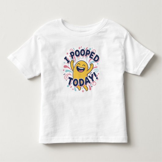I POOPED TODAY! KINDER SHIRTS (Voorkant)