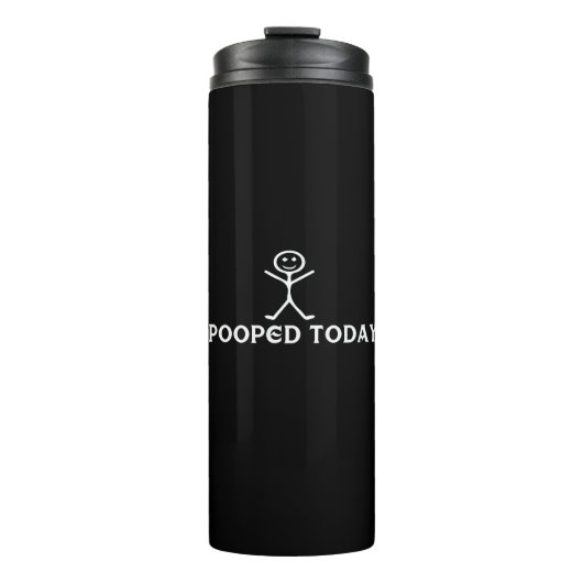 i pooped today thermosbeker (Voorkant)