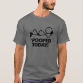 I Pooped Today Toilet Humor Relaxed Men's T-shirt (Voorkant)