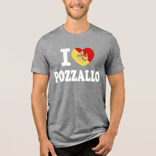 I ❤️ Pozzallo T-shirt Tri-Blend Shirt