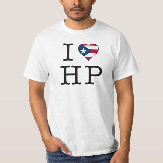 I PR HEART HP BLACK T-SHIRT (Voorkant)