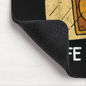 I Practice Safe Decks Trading Card Game Pun Humor Muismat (Hoek)