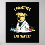 I Praktische Lab-veiligheid Poster<br><div class="desc">"I Practice Lab Safety"-hondenafbeelding, ontworpen door creatieve shows als een gouden labrador in een laboratorium! Dit is een geweldig cadeau voor familie, vrienden, of een traktatie voor jezelf! Deze grappige afbeelding is een geweldige aanvulling op iemands stijl. bCreative is een toonaangevende maker en licentiegever van originele, trendy design en eigenschappen....</div>