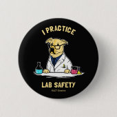 I Praktische Lab-veiligheid Ronde Button 5,7 Cm (Voorkant)