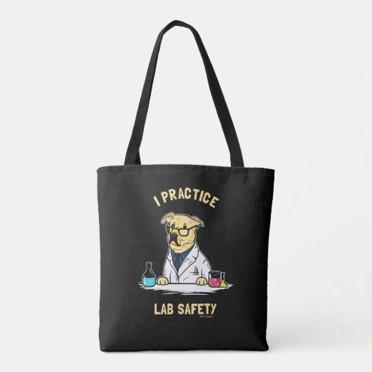 I Praktische Lab-veiligheid Tote Bag (Achterkant)
