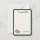 “I Prayed for You Today” Hail Mary Notecard Notitiekaartje (Achterkant)