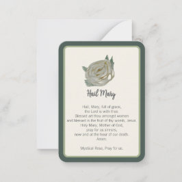 “I Prayed for You Today” Hail Mary Notecard Notitiekaartje