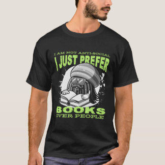 I prefer books t-shirt
