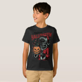 I Prefer Halloween Christmas Creepy Cute Skeleton  T-shirt (Voorkant volledig)