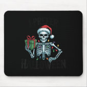 I Prefer Halloween Christmas Lights Women Men Kids Muismat (Voorkant)