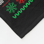 I Prefer Halloween Christmas Sweater Funny Holiday Fleece Deken (Hoek)