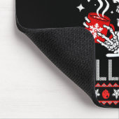 I Prefer Halloween Christmas Sweater Skeleton Ugly Muismat (Hoek)