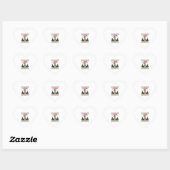 I Prefer Halloween Skeleton Ugly Christmas Skull S Hart Sticker (Vel)